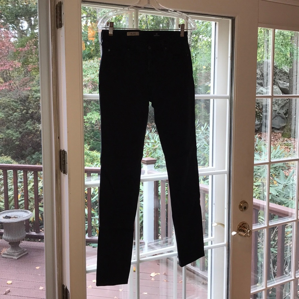 AG black jean “the silt” cigarette leg jean